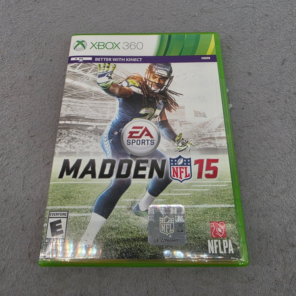 Madden NFL 15 Xbox 360‎ EA Sports Football Game Richard Sherman Cover NTSC